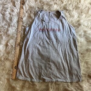 Vintage sailboat Graphic Tank Top Mens Size XL back sailboat compass gray